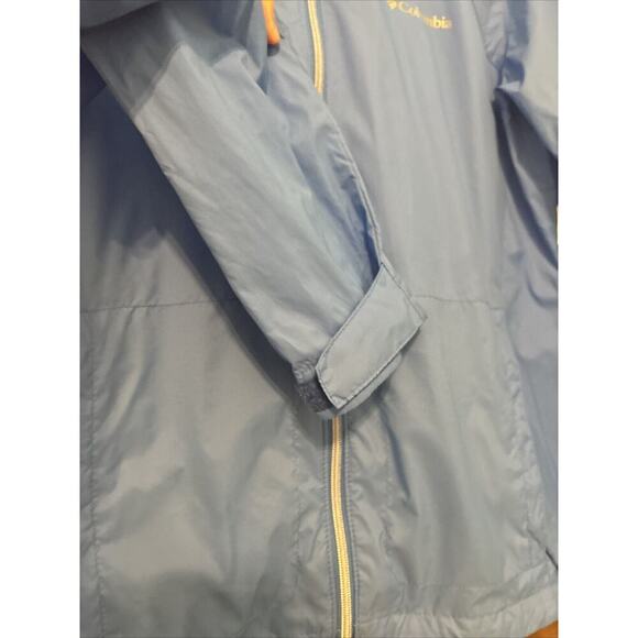 Columbia Women's Sz LG Blue II Full Zip Omni-Tech Jacket Corp Core Rain Resistan - Picture 6 of 9